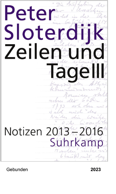 Zeilen und Tage III – Notizen 2013-2016